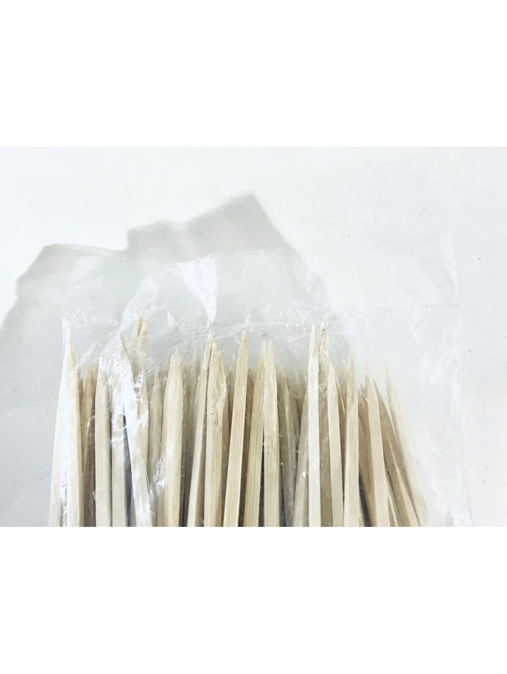 Approx 300 Bamboo Cocktail Picks Mini Forks Gold Bead Skewers Party Lot New